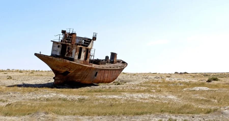 Un estudio plantea reinundar el mar de Aral para reducir emisiones de dióxido de carbono