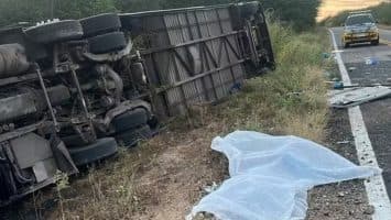 Siete jóvenes muertos en un accidente de bus de un equipo de baloncesto en Brasil