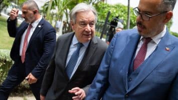 Secretario general de la ONU pide perdón a víctimas de bandas armadas en Haití