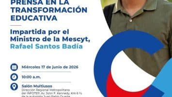 CDP y Mescyt invitan a conferencia