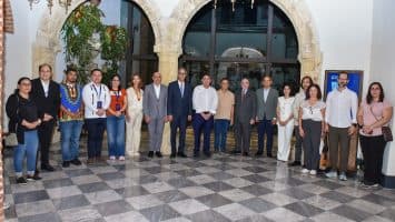 Ministros de Educación y Cultura centroamericanos visitan el Centro Cultural Taíno Casa del Cordón