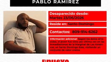 Reportan desaparecido al joven Pablo Ramírez en SDE