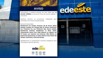 Avería deja sin servicio eléctrico a varios sectores de Villa Mella; Edeeste trabaja en restablecimiento