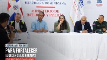 IP coordina con instituciones plan para regular y fiscalizar paradas de motoconchos en el GSD