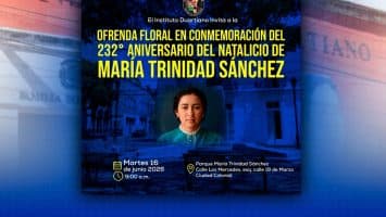 Instituto Duartiano conmemorará este martes el natalicio de la heroína María Trinidad Sánchez