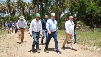 Ministro de Agricultura declara de alta prioridad el Proyecto La Cruz de Manzanillo en Montecristi