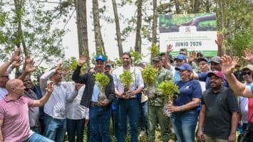 Senado realiza jornada de reforestación en la cuenca alta del río Nizao