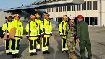 Primeros rescatistas en llegar a Venezuela fueron de las Fuerzas Armadas de RD
