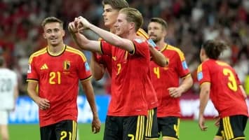Bélgica aplasta a Nueva Zelanda, lidera el Grupo G