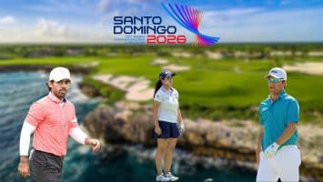 Pumarol, Guerra y Fernández representarán golf RD en JJCC Santo Domingo