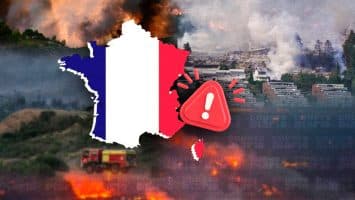 Al menos 120 evacuados en un incendio en el sur de Francia que ya quemó 180 hectáreas
