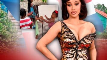 Cardi B envía a tres de sus hijos a República Dominicana para disfrutar del campo