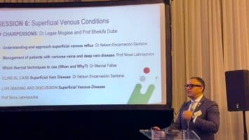 Cirujano dominicano representa al país en importante congreso de cirugía vascular en África