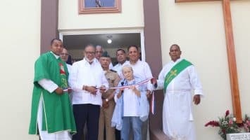 Desarrollo de la Comunidad entrega remozada capilla en Sabana Iglesia, Santiago