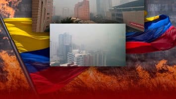 Incendio forestal en parque natural cubre de humo la ciudad colombiana de Barranquilla