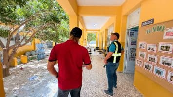 Infraestructura Escolar avanza rehabilitación de centros educativos en La Descubierta y Bartolomé