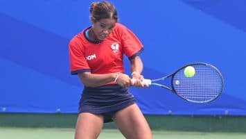 Dominicanas De la Cruz y Zamburek avanzan a segunda ronda en tenis