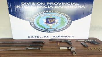 Ocupan armas y detienen varias personas durante allanamientos en Barahona