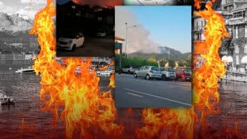 Incendio forestal cerca del lago de Como obliga a evacuar a unas 50 personas