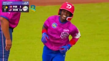 Isaac Brito hace historia con tres jonrones en un partido en la Serie del Caribe Kids