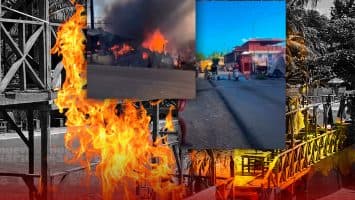 Incendio afecta Plaza Oasis en Villa Mella, SDN