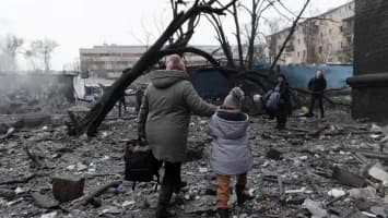 Un dron ruso ataca un tren de pasajeros en Odesa y mata a dos personas