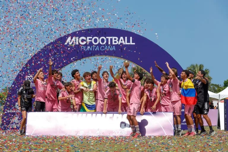 El Club Inter Miami se coronó campeón en las categorías U14 y U16 de la segunda edición del MICFootball Punta Cana