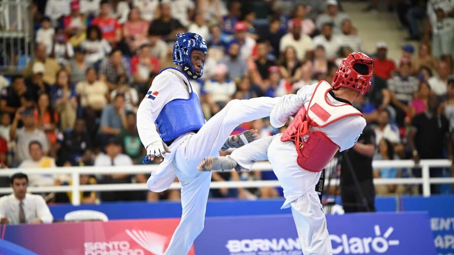 Wilfrido de la Cruz gana la tercera medalla de oro para RD compitiendo en taekwondo de los XXV Juegos CA