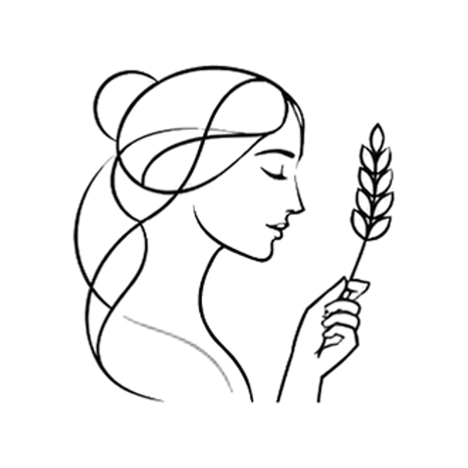 Ilustración lineal de Virgo